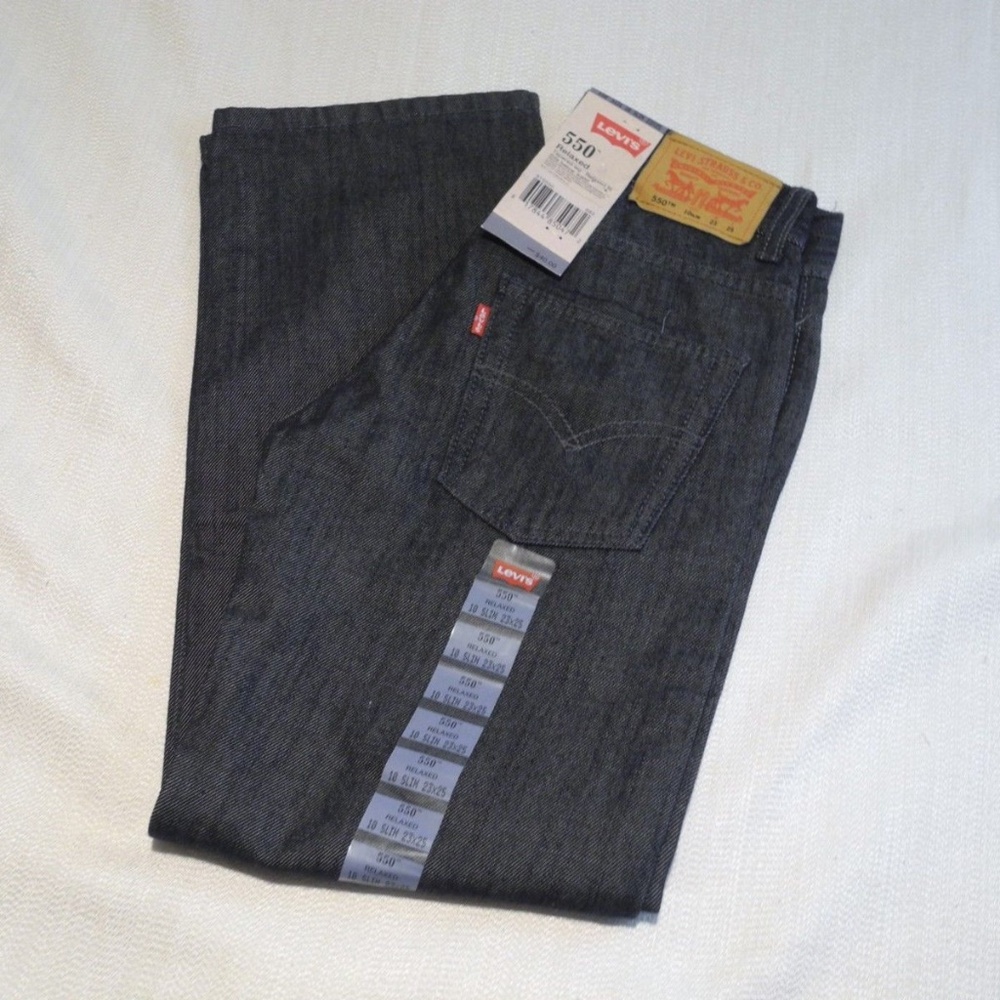 Levi 550 Boy Sz 10 Slim 23 x 25 Humboldt Relaxed